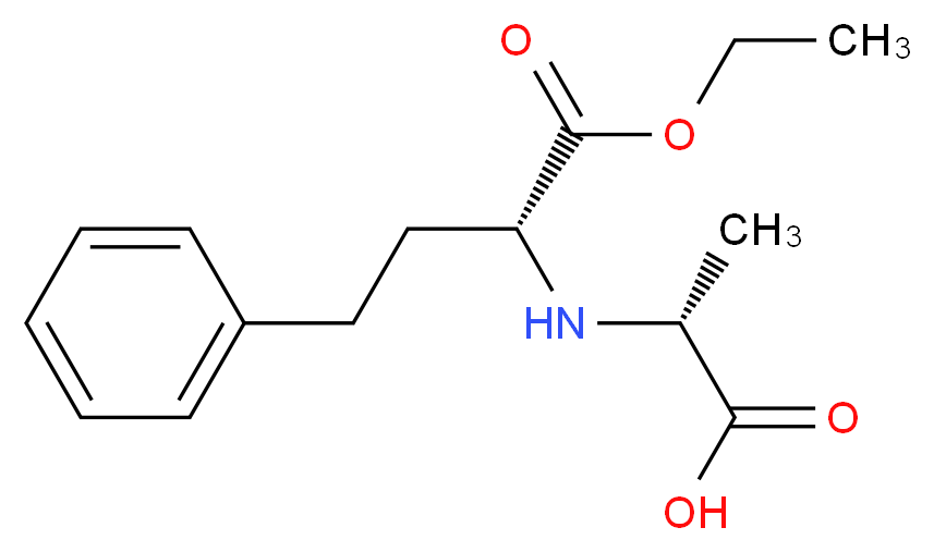 (-)-N-[1-(R)-Ethoxycarbonxyl-3-phenylpropyl)-D-alanine_Molecular_structure_CAS_122076-80-6)