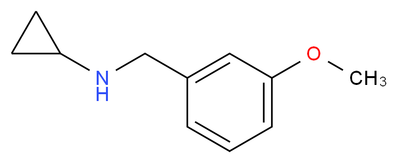 N-(3-methoxybenzyl)cyclopropanamine_Molecular_structure_CAS_625437-31-2)
