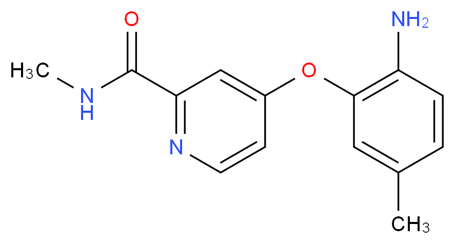 4-(2-amino-5-methylphenoxy)-N-methylpyridine-2-carboxamide_Molecular_structure_CAS_)