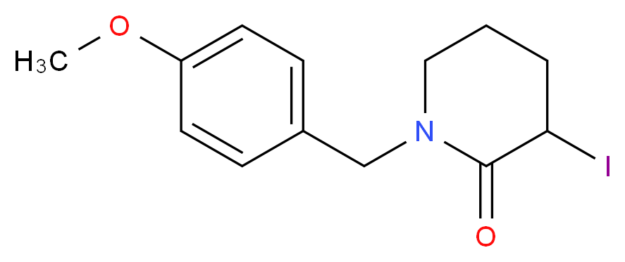 3-Iodo-1-(4-Methoxybenzyl)piperidin-2-one_Molecular_structure_CAS_1245646-02-9)
