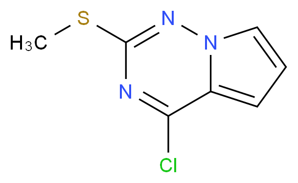 4-Chloro-2-(methylthio)pyrazolo[1,5-a][1,3,5]triazine_Molecular_structure_CAS_54346-19-9)