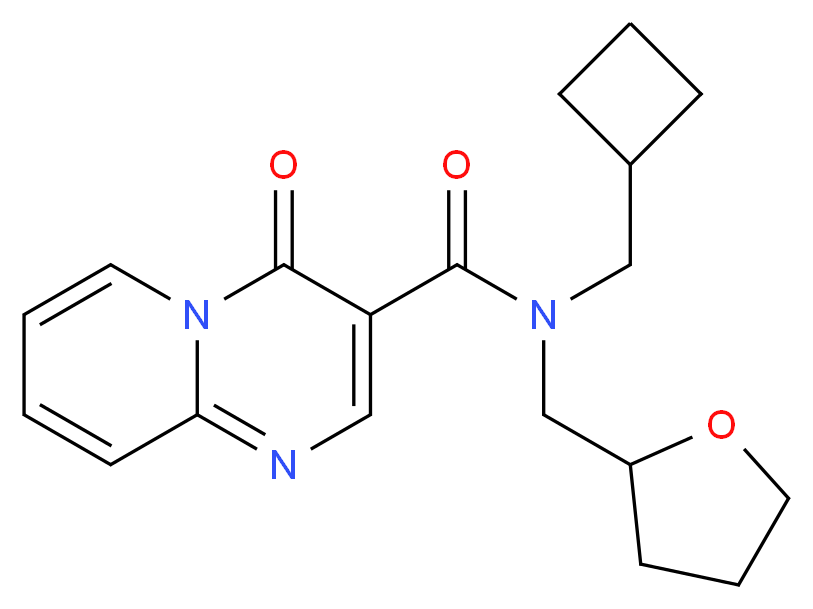 N-(cyclobutylmethyl)-4-oxo-N-(tetrahydrofuran-2-ylmethyl)-4H-pyrido[1,2-a]pyrimidine-3-carboxamide_Molecular_structure_CAS_)