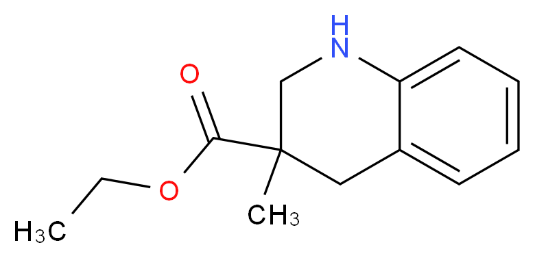 Ethyl 3-methyl-1,2,3,4-tetrahydro-3-quinolinecarboxylate_Molecular_structure_CAS_)