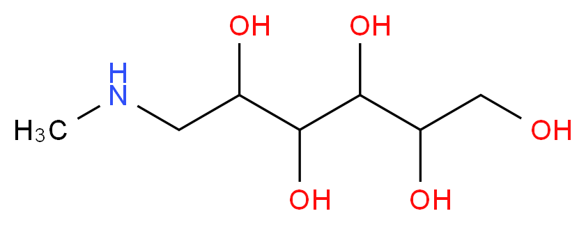 6-(methylamino)hexane-1,2,3,4,5-pentaol_Molecular_structure_CAS_)