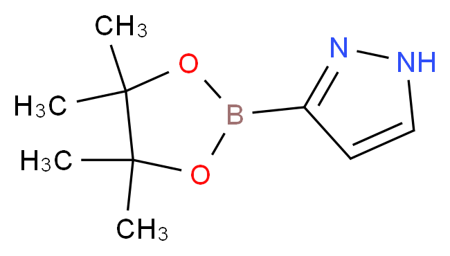 1H-Pyrazole-5-boronic acid pinacol ester_Molecular_structure_CAS_844501-71-9)