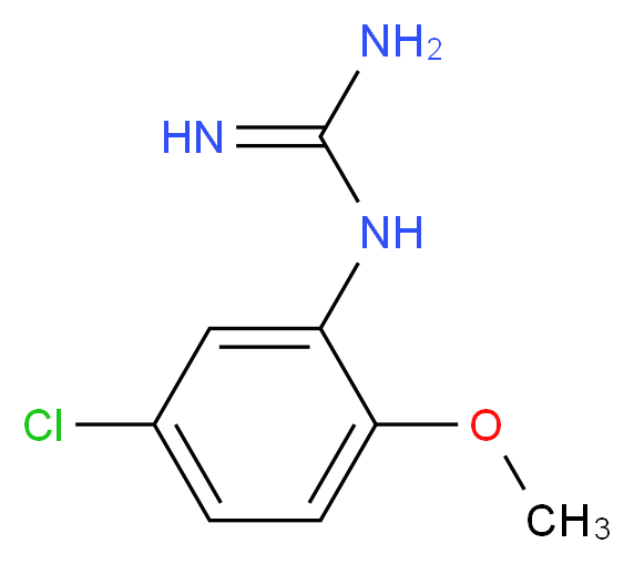 N-(5-chloro-2-methoxyphenyl)guanidine methanesulfonate_Molecular_structure_CAS_)