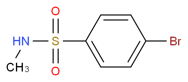 4-Bromo-N-methylbenzenesulphonamide 98%_Molecular_structure_CAS_703-12-8)