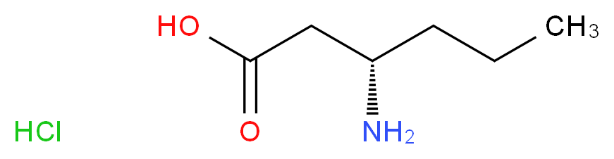 (S)-3-AMinohexanoic acid hydrochloride_Molecular_structure_CAS_64234-61-3)