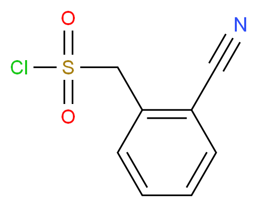 (2-cyanophenyl)methanesulfonyl chloride_Molecular_structure_CAS_51045-34-2)