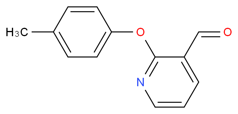2-(4-Methylphenoxy)nicotinaldehyde_Molecular_structure_CAS_)