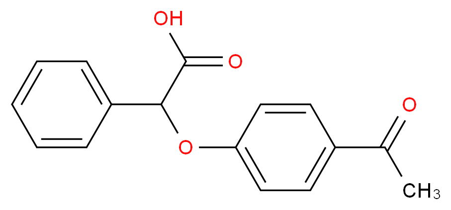 2-(4-Acetylphenoxy)-2-phenylacetic acid_Molecular_structure_CAS_885949-44-0)