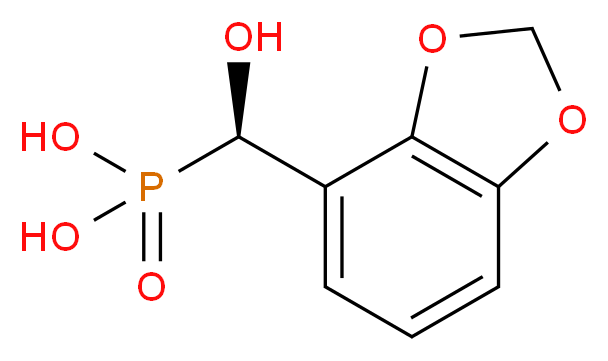 (R)-1,3-benzodioxol-4-yl(hydroxy)methylphosphonic acid_Molecular_structure_CAS_)