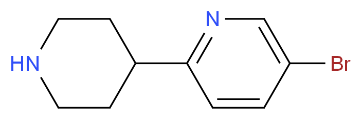 5-bromo-2-(piperidin-4-yl)pyridine_Molecular_structure_CAS_845788-60-5)