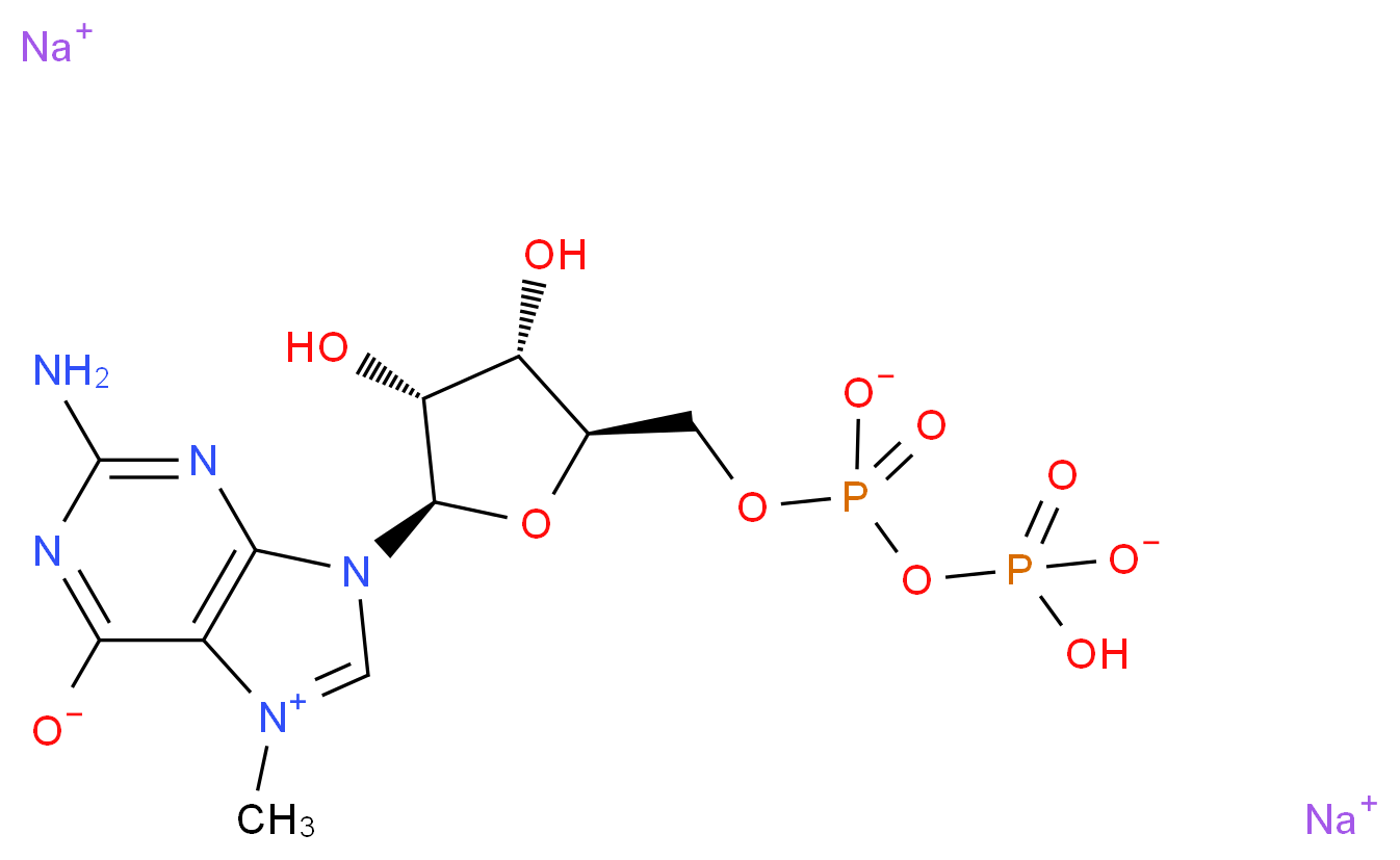 7-Methylguanosine 5′-diphosphate sodium salt_Molecular_structure_CAS_104809-16-7)