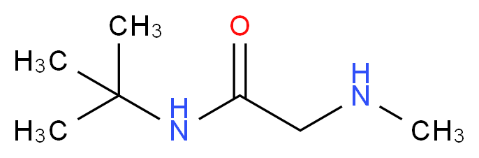 N-(tert-Butyl)-2-(methylamino)acetamide_Molecular_structure_CAS_)