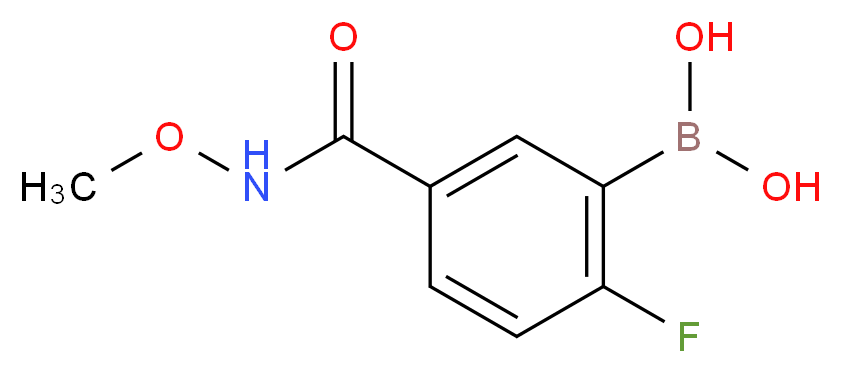 2-Fluoro-5-(methoxycarbamoyl)benzeneboronic acid 98%_Molecular_structure_CAS_874289-58-4)