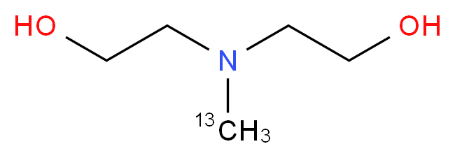 N-Methyl-13C, d3-diethanolamine_Molecular_structure_CAS_)