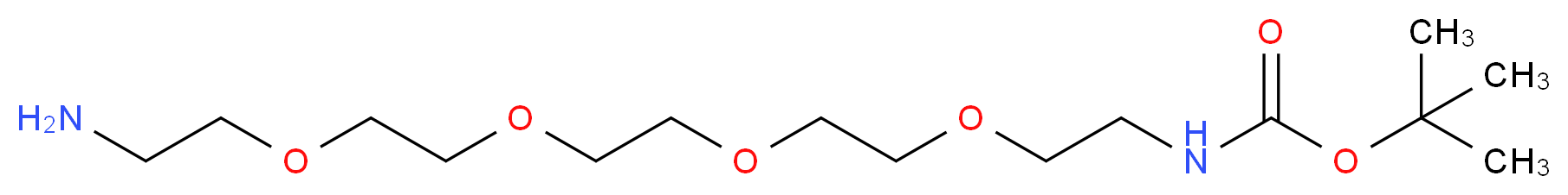 tert-Butyl (14-amino-3,6,9,12-tetraoxatetradecyl)carbamate_Molecular_structure_CAS_811442-84-9)