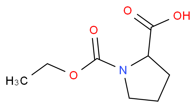 Pyrrolidine-1,2-dicarboxylic acid 1-ethyl ester_Molecular_structure_CAS_5700-74-3)