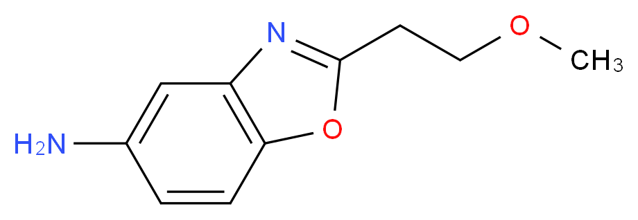 2-(2-methoxyethyl)-1,3-benzoxazol-5-amine_Molecular_structure_CAS_)