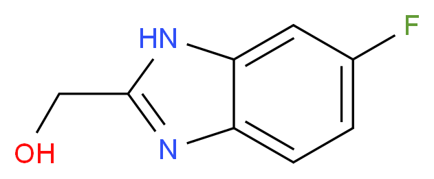 (6-Fluoro-1H-benzimidazol-2-yl)methanol_Molecular_structure_CAS_)
