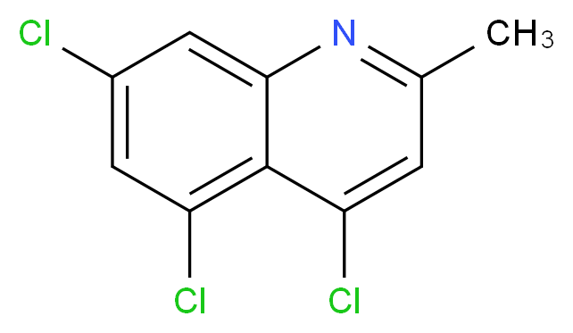 2-METHYL-4,5,7-TRICHLOROQUINOLINE_Molecular_structure_CAS_203626-80-6)
