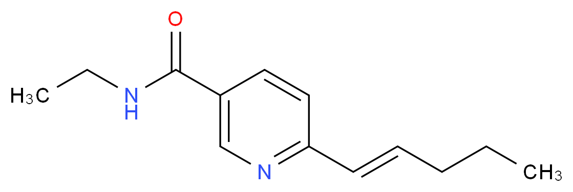 N-ethyl-6-[(1E)-pent-1-en-1-yl]nicotinamide_Molecular_structure_CAS_)