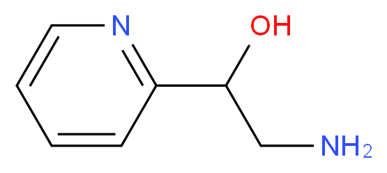 2-amino-1-(pyridin-2-yl)ethan-1-ol_Molecular_structure_CAS_)