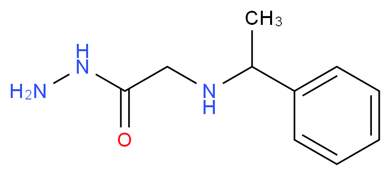 (1-Phenyl-ethylamino)-acetic acid hydrazide_Molecular_structure_CAS_56720-93-5)