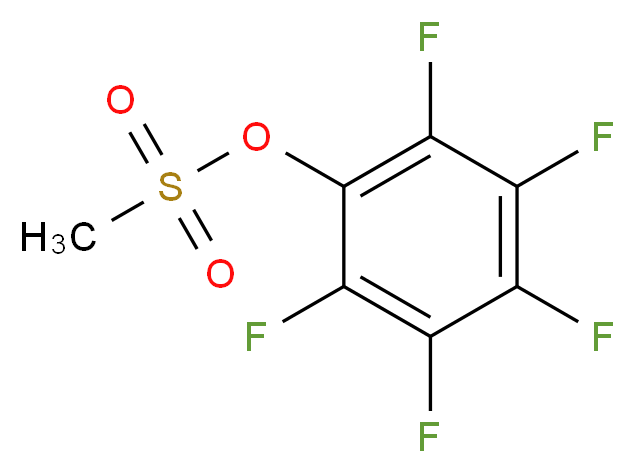 2,3,4,5,6-Pentafluorophenyl methanesulfonate_Molecular_structure_CAS_)
