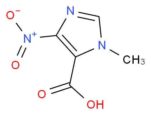1-Methyl-4-nitro-1H-imidazole-5-carboxylic Acid_Molecular_structure_CAS_54828-05-6)
