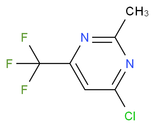 4-chloro-2-methyl-6-(trifluoromethyl)pyrimidine_Molecular_structure_CAS_5993-98-6)