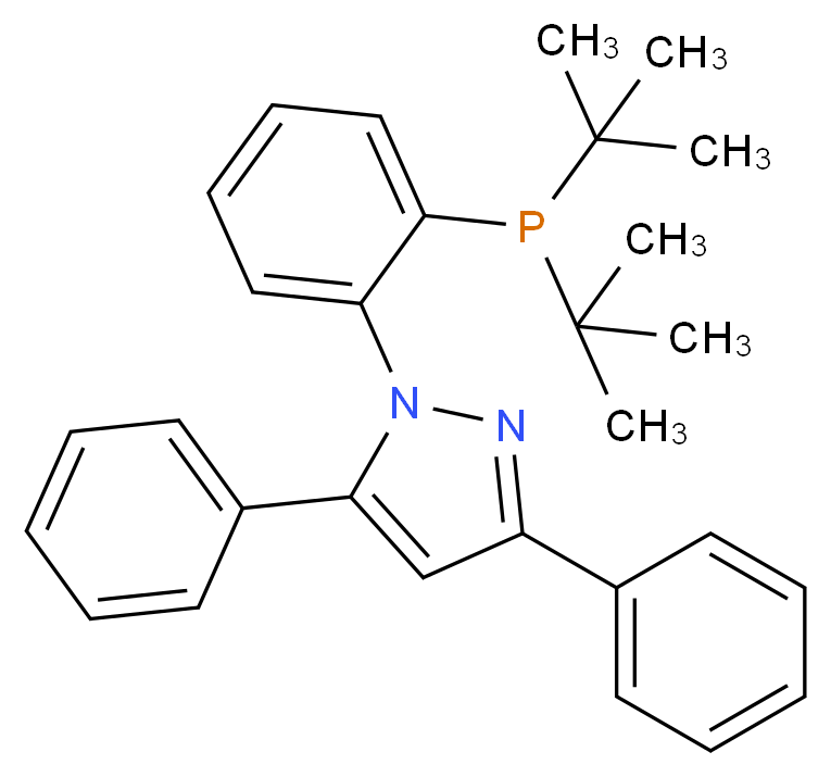 1-[2-[Bis(tert-butyl)phosphino]phenyl]-3,5-diphenyl-1H-pyrazole_Molecular_structure_CAS_628333-86-8)