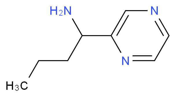 1-PYRAZIN-2-YL-BUTYLAMINE_Molecular_structure_CAS_885275-28-5)