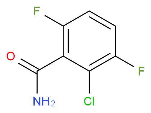 2-Chloro-3,6-difluorobenzamide_Molecular_structure_CAS_261762-40-7)