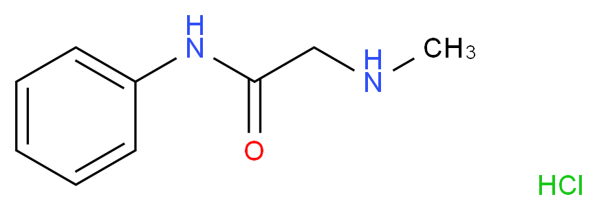 2-(Methylamino)-N-phenylacetamide hydrochloride_Molecular_structure_CAS_)