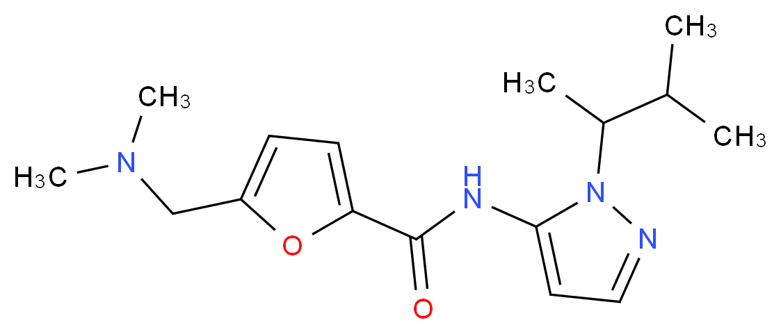 5-[(dimethylamino)methyl]-N-[1-(1,2-dimethylpropyl)-1H-pyrazol-5-yl]-2-furamide_Molecular_structure_CAS_)