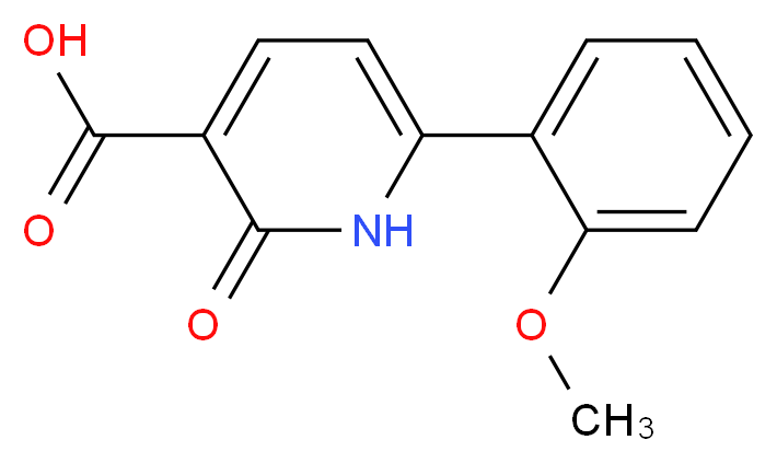 6-(2-methoxyphenyl)-2-oxo-1,2-dihydropyridine-3-carboxylic acid_Molecular_structure_CAS_)