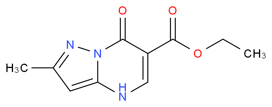 Ethyl 2-methyl-7-oxo-4,7-dihydropyrazolo[1,5-a]pyrimidine-6-carboxylate_Molecular_structure_CAS_99056-35-6)