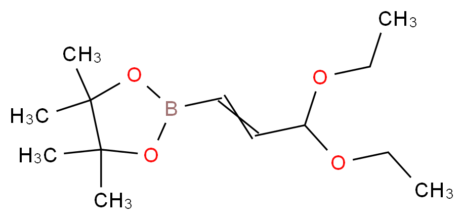 3,3-DIETHOXY-1-PROPENYLBORONIC ACID PINACOL ESTER_Molecular_structure_CAS_153737-25-8)
