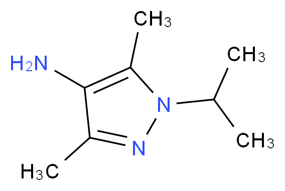 1-isopropyl-3,5-dimethyl-1H-pyrazol-4-amine_Molecular_structure_CAS_60706-59-4)