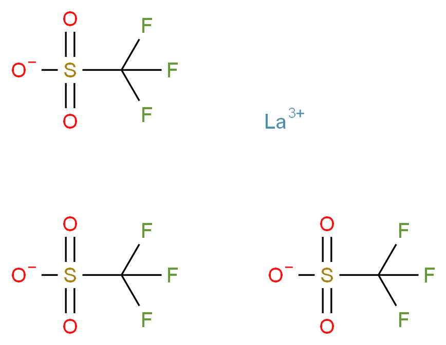 Lanthanum(III) trifluoromethanesulfonate_Molecular_structure_CAS_52093-26-2)