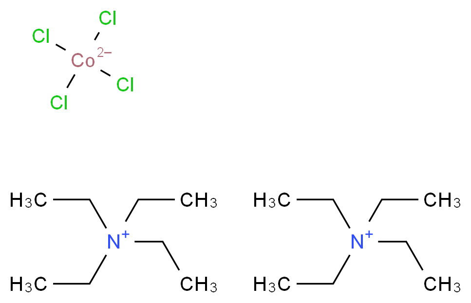 Tetraethylammonium tetrachlorocobaltate(II)_Molecular_structure_CAS_6667-75-0)