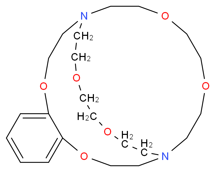 5,6-Benzo-4,7,13,16,21,24-hexaoxa-1,10-diazabicyclo[8.8.8]hexacos-5-ene solution_Molecular_structure_CAS_31250-18-7)