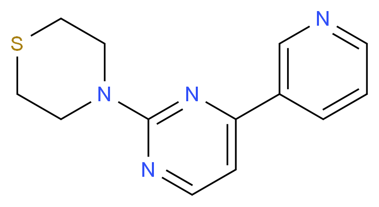 4-[4-(3-pyridinyl)-2-pyrimidinyl]thiomorpholine_Molecular_structure_CAS_)