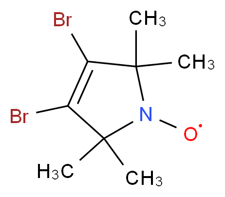 3,4-Dibromo-1-oxyl-2,2,5,5-tetramethyl-Δ3-pyrroline_Molecular_structure_CAS_78033-68-8)