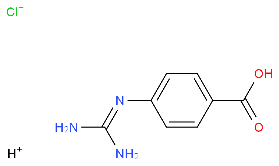 N-(4-Carboxyphenyl)guanidine hydrochloride_Molecular_structure_CAS_42823-46-1)