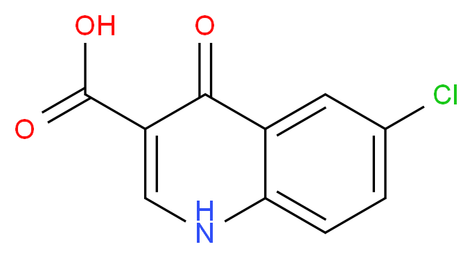 6-Chloro-4-oxo-1,4-dihydro-quinoline-3-carboxylic acid_Molecular_structure_CAS_53977-19-8)