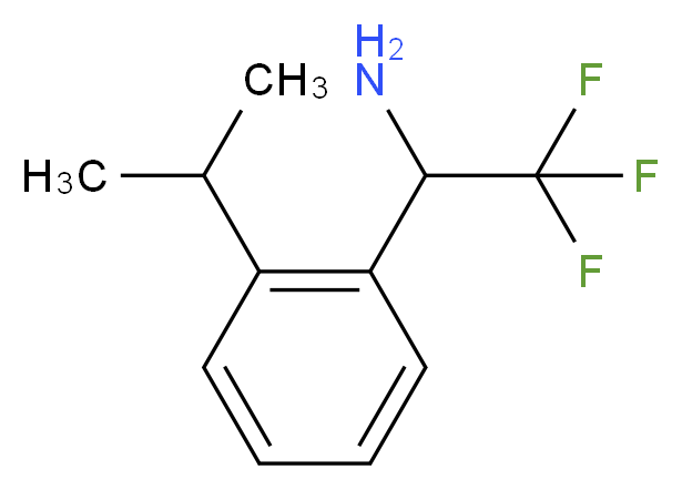 2,2,2-TRIFLUORO-1-(2-ISOPROPYL-PHENYL)-ETHYLAMINE_Molecular_structure_CAS_)