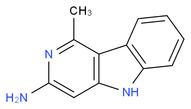 3-Amino-1-methyl-5H-pyrido[4,3-b]indoleDISCONTINUED See  A618001_Molecular_structure_CAS_62450-07-1)